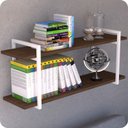 Ver imagem 1 de Prateleira Estilo industrial Para Sala Parede GND BM 100cm