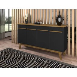 Aparador Buffet Opala:cinamomo/preto Fosco - 2