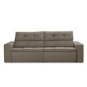 Ver imagem 6 de Sofá Retrátil e Reclinável 3 Lugares 1,90m com Molas Sabrina Suede Capuccino Madelina Decor