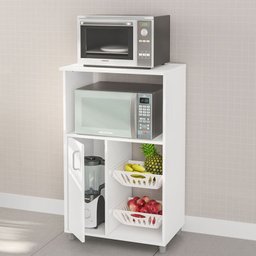 Fruteira para Micro-Ondas 1 Porta 2 Cestos Confins  - 1