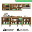Ver imagem 5 de Cozinha Compacta para Cooktop 6 Peças 12 Portas 2 Gavetas Paris Sallêto Móveis