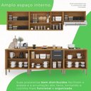 Ver imagem 4 de Cozinha Compacta para Cooktop 6 Peças 12 Portas 2 Gavetas Paris Sallêto Móveis