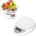 Ver imagem 2 de Balança Digital Cozinha 5kg com Recipiente Função Tara Precisão 1g para Receitas