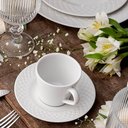 Ver imagem 2 de Aparelho de Jantar Tramontina Ingrid 20 Peças Porcelana Decorada Branco