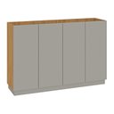 Ver imagem 2 de Buffet Aparador 120cm 4 Portas Retrô Fellicci
