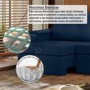 Ver imagem 7 de Sofá Retrátil e Reclinável 3 Lugares com Porta Copos 230cm Tobago Yescasa