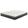 Cama Box Casal Colchão Mola Bonnel + Box Sintético Preto 62x138x188 - 8