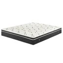 Ver imagem 5 de Cama Box Casal Colchão Mola Bonnel + Box Sintético Preto 62x138x188