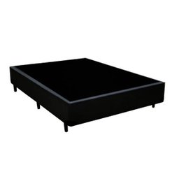 Cama Box Casal Colchão Mola Bonnel + Box Sintético Preto 62x138x188 - 9