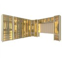 Ver imagem 7 de Guarda Roupa Modulado 08 Innova Reflecta 16 Portas Off White - Gelius