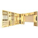 Ver imagem 4 de Guarda Roupa Modulado 08 Innova Reflecta 16 Portas Off White - Gelius
