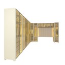 Ver mais imagens de Guarda Roupa Modulado 08 Innova Reflecta 16 Portas Off White - Gelius