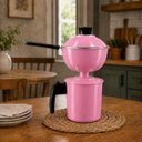Ver imagem 2 de Cuscuzeira Individual Pequena com Cabo Panela:Rosa