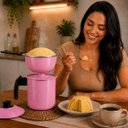 Ver imagem 6 de Cuscuzeira Individual Pequena com Cabo Panela:Rosa