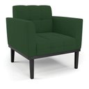 Ver mais imagens de Sofá Namoradeira e Poltrona Base de Madeira Preto Elisa Veludo Verde D03 - D'Rossi