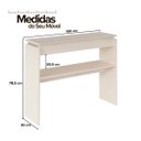 Ver imagem 3 de Aparador Prateleira Creta Off White