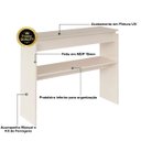 Ver imagem 4 de Aparador Prateleira Creta Off White