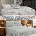 Ver imagem 4 de Jogo Cama Queen Romantic 300 Fios Bordado Inglês Super Macio:Cinza
