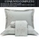 Ver imagem 6 de Jogo Cama Queen Romantic 300 Fios Bordado Inglês Super Macio:Cinza