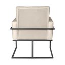 Ver imagem 4 de Poltrona Cadeira Decorativa resistente com Base de ferro para Escritório