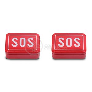 2 Mini Kits Sos Camping Tz-02 Lata de Ferramentas Compacta para Acampar Sobrevivência Selva:colorido