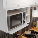 Ver imagem 7 de Cozinha Modulada 300cm com Espaço para Cooktop Forno de Embutir e Nicho de Micro-ondas Americana Hen