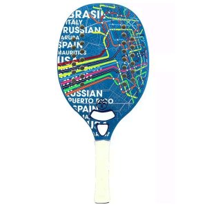 Raquete Beach Tennis Turquoise Concept - Azul