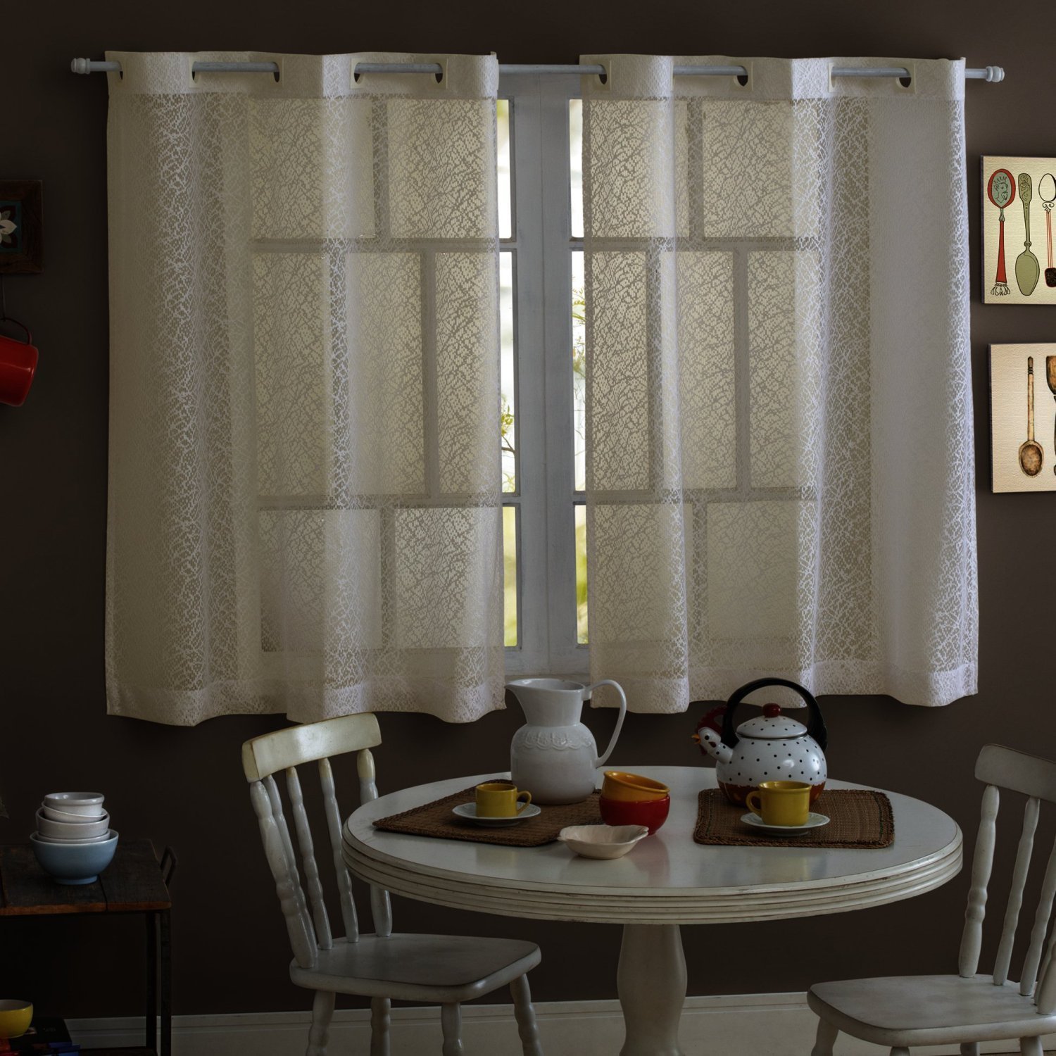 Cortina 2 Folhas Mel 150x280cm Branyl - 1