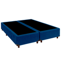 Ver imagem 1 de Cama Box Casal Blindado Nature Azul 138x188