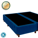 Ver imagem 4 de Cama Box Casal Blindado Nature Azul 138x188