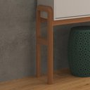 Ver imagem 5 de Aparador Elegance Lukaliam 2 Gavetas Madeira Maciça