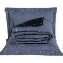 Ver imagem 1 de Kit 7 Pçs Cobre Leito Casal Queen Renove Hipercal 400 Fios: Kit 7 - Cinza e Preto