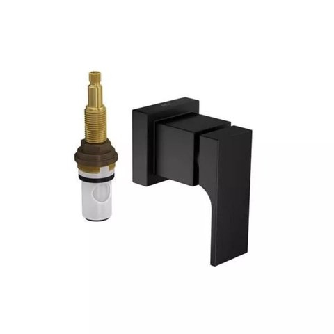 Acabamento para Registro de Pressão Deca Unic Black Matte 4916.bl90.pq.mt
