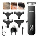 Ver imagem 2 de Barbeador Elétrico Kemei Km-1893 Aparador de Barba e Cabelo 110v/220v - 2 em 1