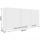 Ver imagem 3 de Armário Multiuso Aéreo 3 Portas Essencial