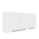 Ver imagem 1 de Armário Multiuso Aéreo 3 Portas Essencial Branco