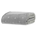 Ver imagem 1 de Cobertor/manta Casal Blanket Vintage Prata Poá Kacyumara