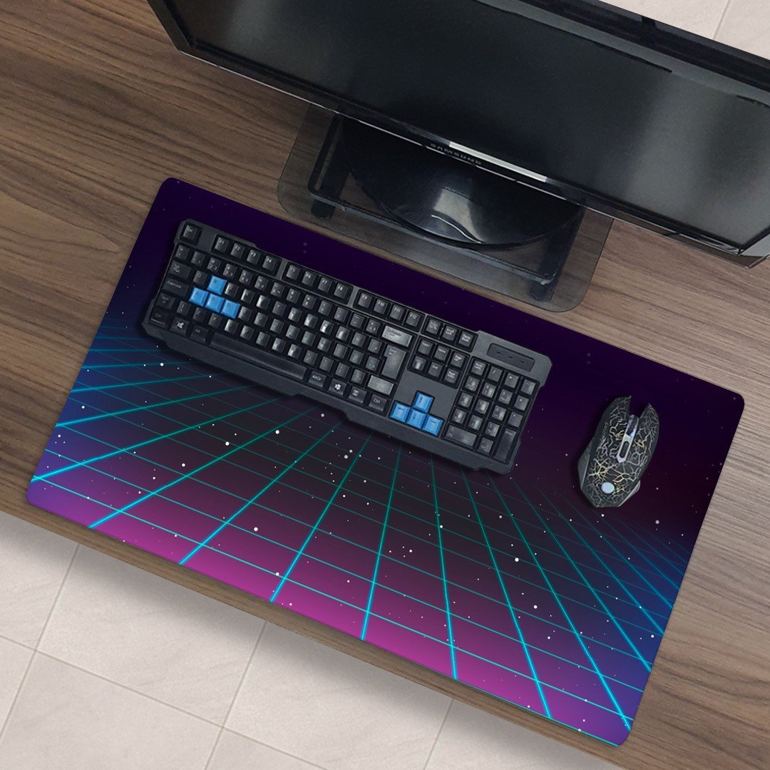 Mouse Pad Gamer Quadriculado MadeiraMadeira