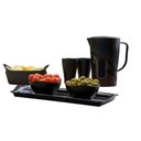 Ver imagem 4 de Bandeja Retangular Decorativa Servir Uz 38 X 16 Cm Preto