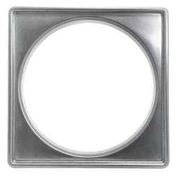 Porta Grelhas Quadrado Inox 150mm Inox - 1