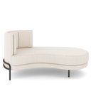Ver imagem 6 de Sofá Chaise Longue Sala de Estar Living Lucca Direito D02 Linho Cru D-461 - Lyam Decor
