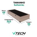Ver imagem 3 de Cama Box com Baú Solteirão Bravus Estrutura Madeira Bege Vtech