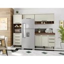 Ver imagem 4 de Balcão para Cozinha 2 Portas 3 Gavetas Evolution Plus Batrol Móveis Marrom/Tannat/Legno Crema