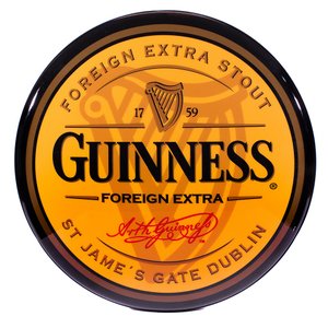 Luminoso de Parede Cerveja Guinness Amarelo Retrô Vintage P Bar,garagem,churrasqueira,espaço Gourmet