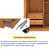 Guarda Roupa Casal 3 Portas 4 Gavetas Taifa 190cm Espresso Móveis - 12