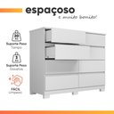 Ver mais imagens de Cômoda 8 Gavetas Apolo