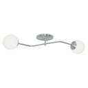Ver imagem 2 de Lustre Aro Prata Jabuticaba Globo de Vidro Orby