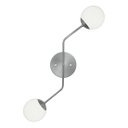 Ver imagem 3 de Lustre Aro Prata Jabuticaba Globo de Vidro Orby