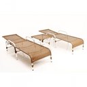 Ver imagem 4 de 2 Espreguiçadeiras Esteira e 1 Mesa de Centro Garden Sépia