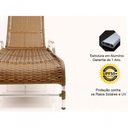 Ver imagem 2 de 2 Espreguiçadeiras Esteira e 1 Mesa de Centro Garden Sépia